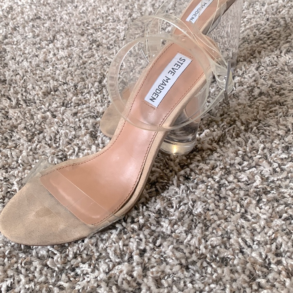 Clear Steve Madden Heels
